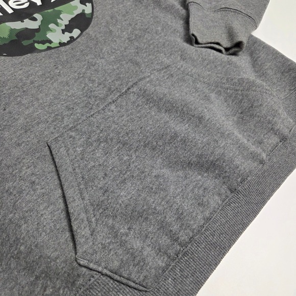 Hurley Camo Skater Logo Gray Hoodie Boys Size 14/16 - Picture 5 of 7